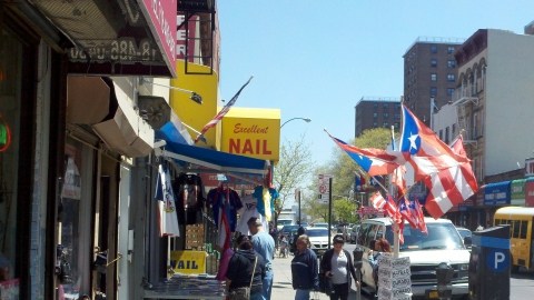 Tienda de discos San German Record Shop en la calle Moore en East Williamsburg.