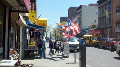 Tienda de discos San German Record Shop en la calle Moore en East Williamsburg.