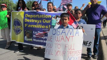 En Houston se realizó una concurrida marcha contra las deportaciones y en favor de una reforma migratoria integral.