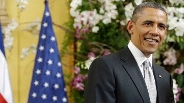 El presidente de Estados Unidos, Barack Obama, y la presidenta de Costa Rica, Laura Chinchilla.