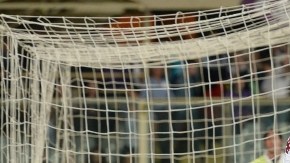 Daniel Osvaldo (9) celebra  el gol de la Roma  ante   Fiorentina.