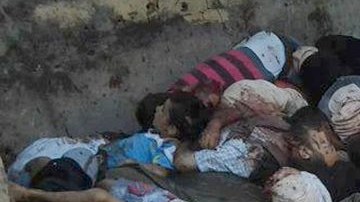 La Cruz Roja quiere levantar los cuerpos de las víctimas en el terreno de guerra en Siria.