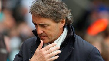 Roberto Mancini, entrenador del Manchester City