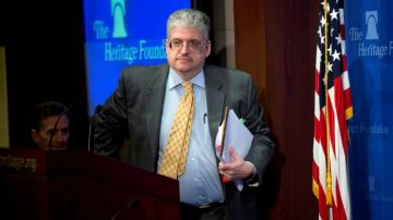 Robert Rector, autor del reporte de  Heritage Foundation sobre el potencial costo del plan de reforma.