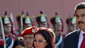 Nicolás Maduro y su mujer Cilia Flores llegaron a Buenos Aires.