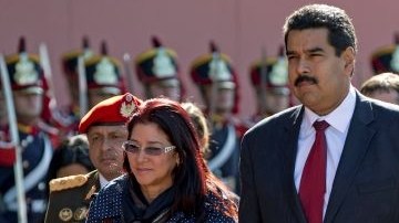 Nicolás Maduro y su mujer Cilia Flores llegaron a Buenos Aires.