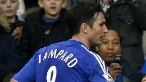 Frank Lampard y José Mourinho en su estadía en el Chelsea.