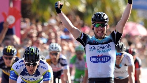 Cavendish  tardó casi cuatro horas en recorrer las 104 millas.