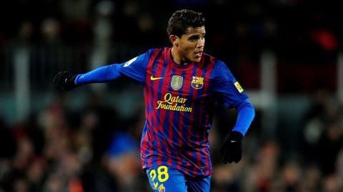 Barcelona convoca a Dos Santos para partido ante 'colchoneros', pero sólo para la posible 'fiesta'.