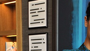 Zoe Saldaña de la película 'Avatar'.