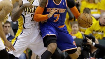 El futuro de los Knicks en la serie ante Pacers depende mucho de una gran actuación de Carmelo Anthony.