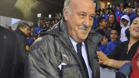 El experimentado Vicente del Bosque, seleccionador nacional de España.