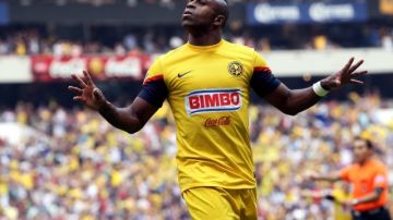 El delantero ecuatoriano Christian Benítez está convertido en el goleador del América