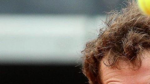 La lesión de espalda de Murray se recrudeció.