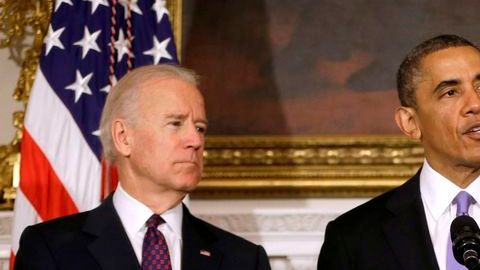 El presidente Obama habló en la Casa Blanca junto al vicepresidente Joe Biden y la secretaria de Seguridad Nacional, Janet Napolitano.