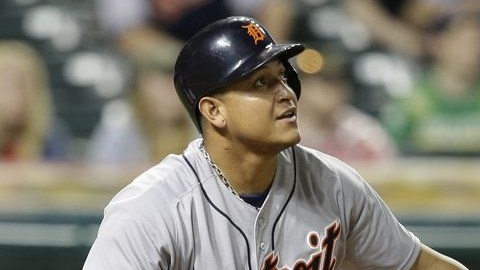 Miguel Cabrera llegó a 13 cuadrangulares en el año.