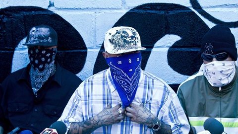 Un portavoz de Mara Salvatrucha habló ayer dentro de la prisión de San Pedro Sula en Honduras.