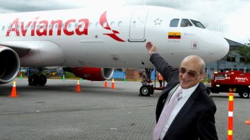 El dueño mayoritario de la aerolínea Avianca, Germán Efromovich, al presentar el plan de negocio.