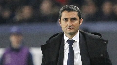 Ernesto Valverde disputó este sábado su último partido como técnico del Valencia