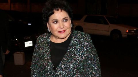 Carmen Salinas en la reciente entrega de los premios de la Asociación de Críticos de Teatro.