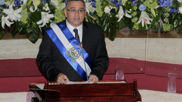 El presidente salvadoreño presentó el informe anual de su gobierno ante la Asamblea.