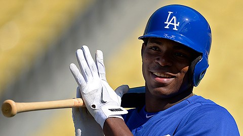 Cubano Yasiel Puig es una promesa esta temporada para los Dodgers de Los Angeles.