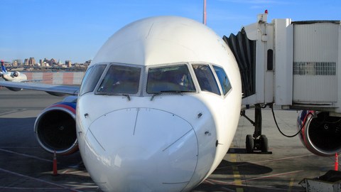 El avión tenía previsto viajar de Nueva York a Atlanta y salió finalmente con 45 minutos de retraso debido al incidente.