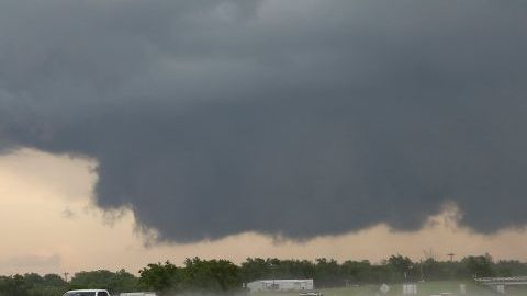El tornado de este pasado viernes en Oklahoma.