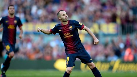 Andrés Iniesta, un peligro en el Barcelona y en la 'roja'.