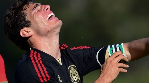 El capitán de la selección mexicana Sub-20, Antonio Briseño,  lamenta el empate  que dejó al Tri  sin posibilidad  de ganar el Torneo de Toulon.