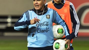 Alejandro Sabella, timonel  de la selección de Argentina.