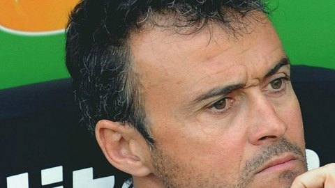 Fotografía de archivo de técnico asturiano Luis Enrique, tomada cuando entrenaba al Roma