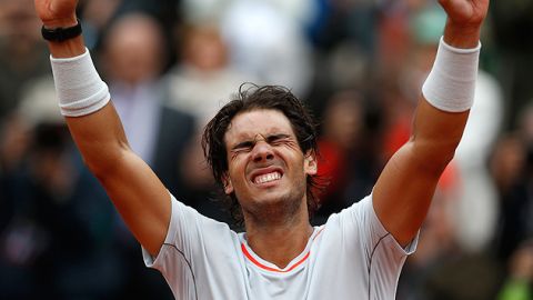 Nadal venció a su compatriota David Ferrer en la final del Abierto de Tenis en Francia, el famoso Roland Garros.