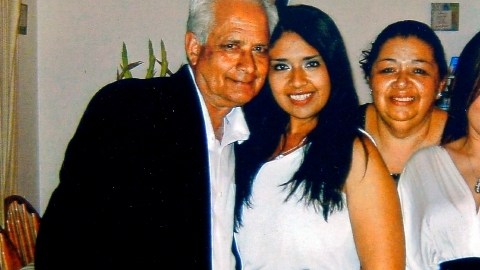 Desde la izq.: Carlos Navarro Franco, Marcela Franco, Ramona Franco y Leticia Franco.