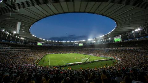 Maracaná, el día de su reinauguración.