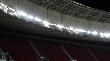El Estadio Nacional Mané Garrincha de Brasilia.