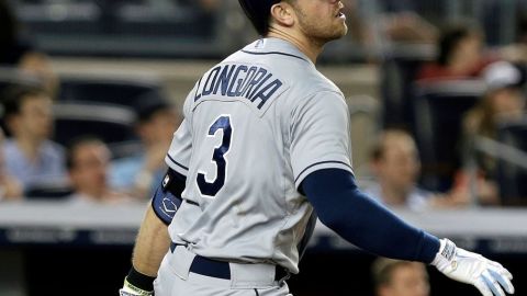 Longoria fue la figura del partido a la ofensiva.