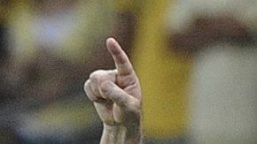 El entrenador de la selección brasileña Luiz Felipe Scolari durante el último partido del grupo A de la Copa Confederaciones disputado en el estadio Fonte Nova de Salvador, Brasil