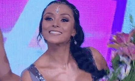 Ivonne Montero en el momento de la eliminación.