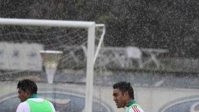 A pesar de las fuertes lluvias en la ciudad de México, la selección mexicana se prepara con todo para encarar la Copa Oro