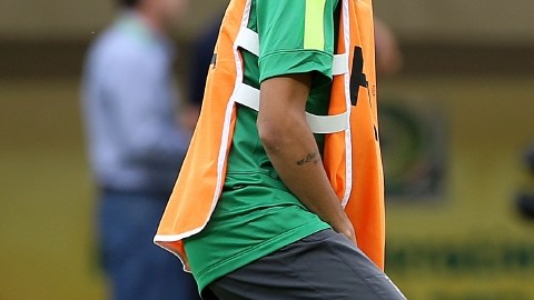 Neymar disfruta de su momento con la 'canarinha'.