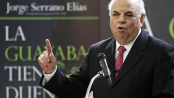 Fotografía de archivo del 6 de junio de 2012 del expresidente, Jorge Serrano Elías.
