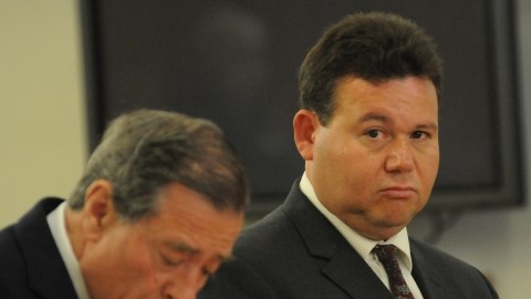El exjefe adjunto de seguridad, Eliseo Pérez Jr., uno de los 10 acusados.