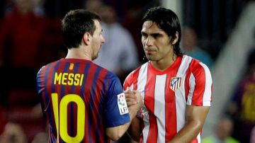 Messi y Falcao participan en juego de exhibición