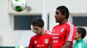 La selección mexicana sub-20, durante un entrenamiento