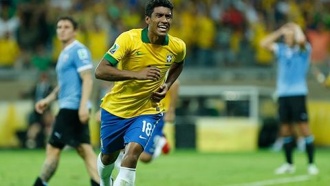Paulinho, uno de los mejores jugadores de la Confederaciones.