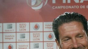 Diego Simeone, director técnico del Atlético de Madrid