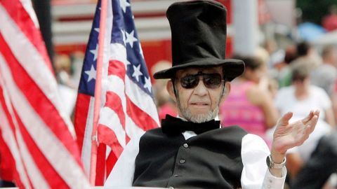 Imagen del desfile LaPorte Jaycees Fourth of July, en Indiana.