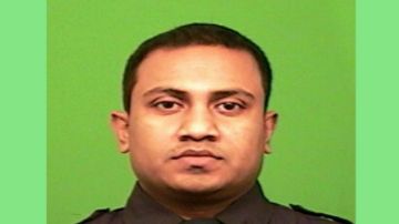 El policía Jamil Sarwar fue herido de bala anoche en Brooklyn.