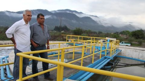 Esta planta de tratamiento de aguas negras fue de las últimas que se beneficiaron del programa 3x1.